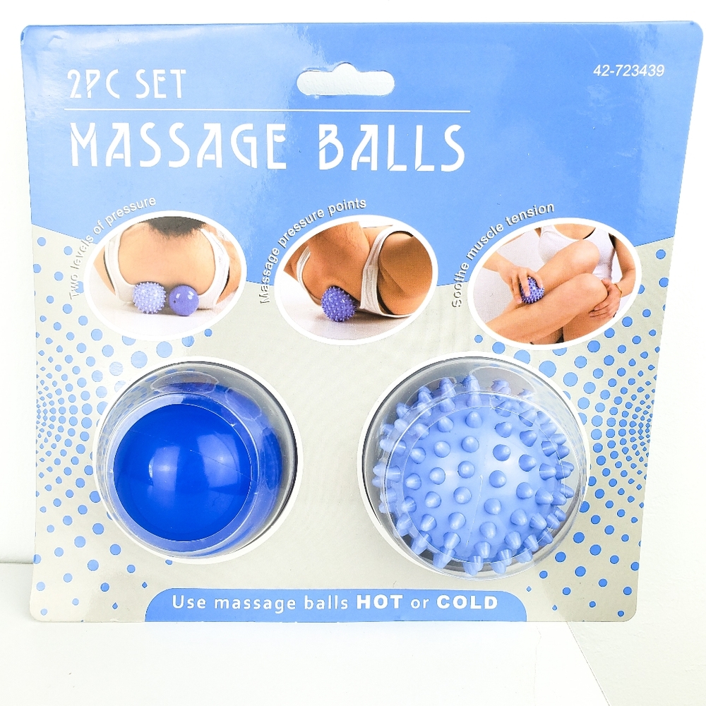 Massage Balls Cool or Warm 2 piece set